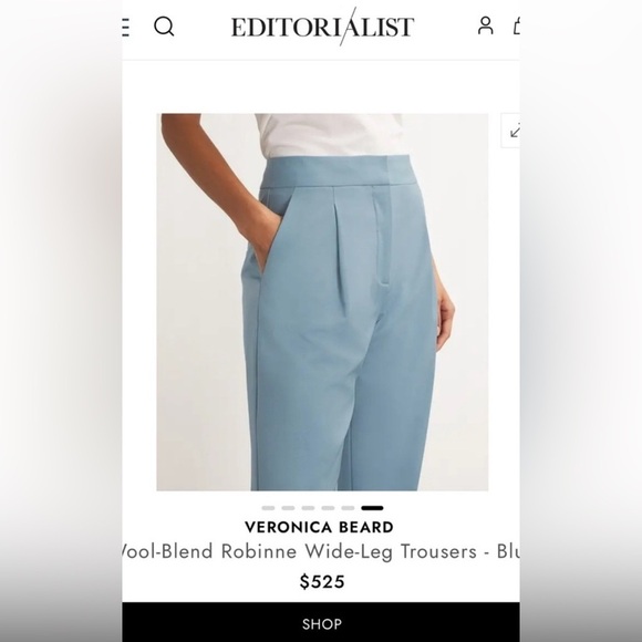 Veronica Beard Robinne wool blend trousers suiting dress pants NWT - Picture 5 of 10